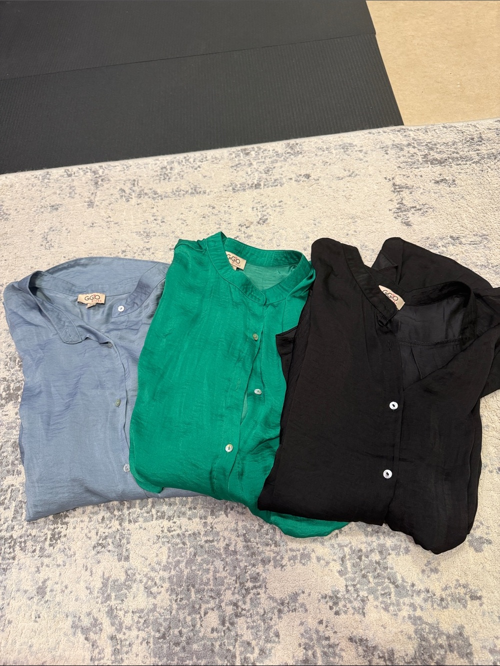 Button-Up Blouses set of 4